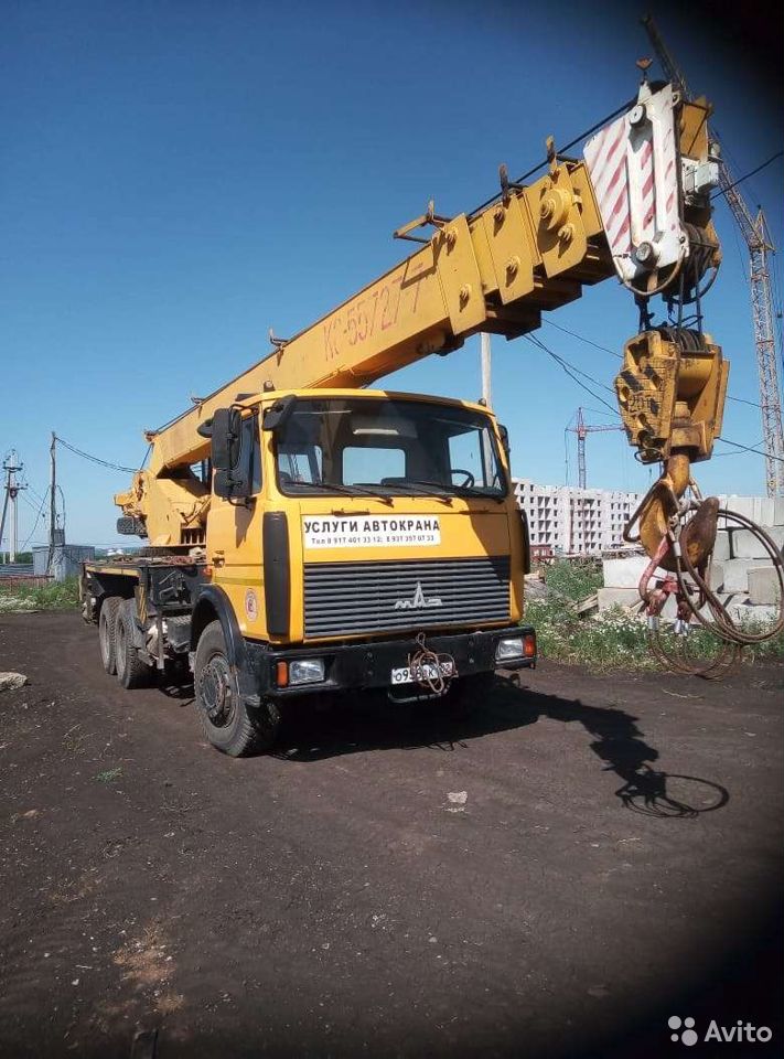 Автокран Машека КС-55727-7 на шасси МАЗ