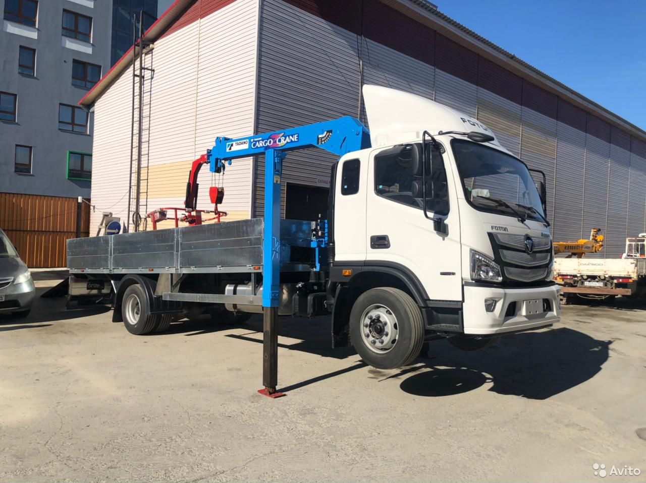 Эвакуатор Foton с КМУ Tadano