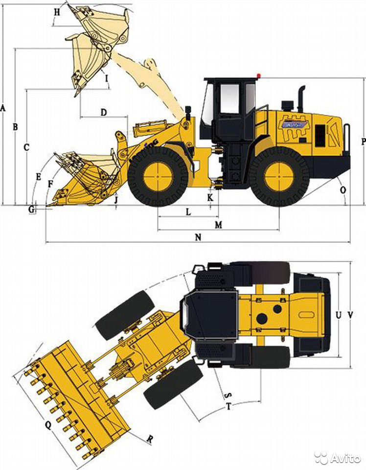 Фронтальный погрузчик Lonking ZL50NC