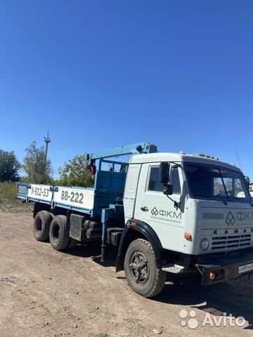 Бортовой грузовик с КМУ КамАЗ