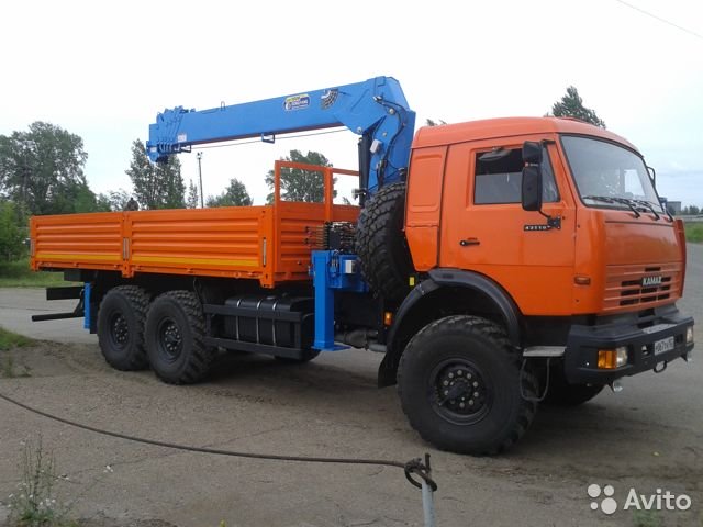 Бортовой грузовик с КМУ КамАЗ 43118