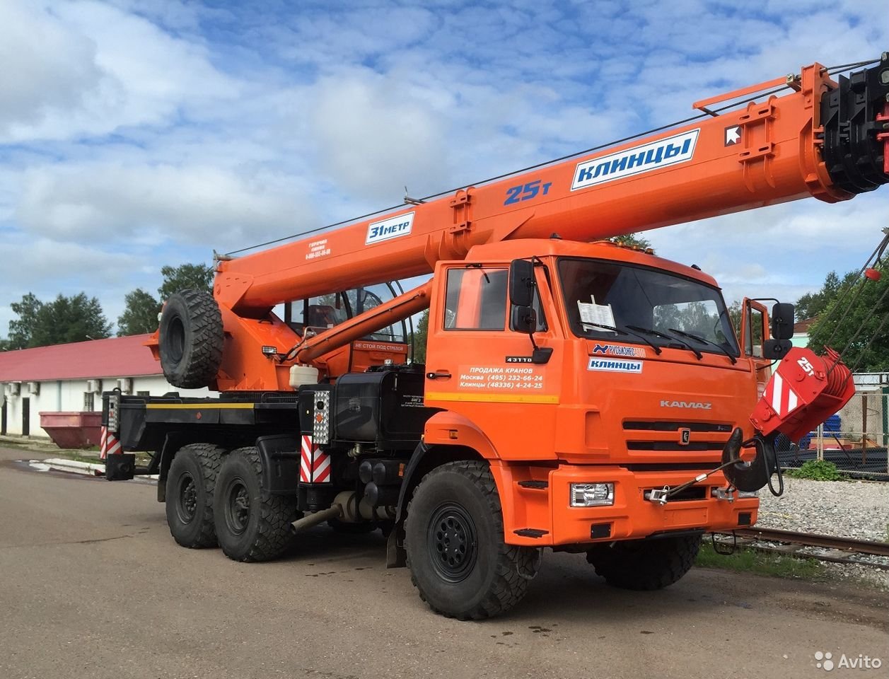 Автокран Клинцы КС-55713-5К-4 на шасси КамАЗ