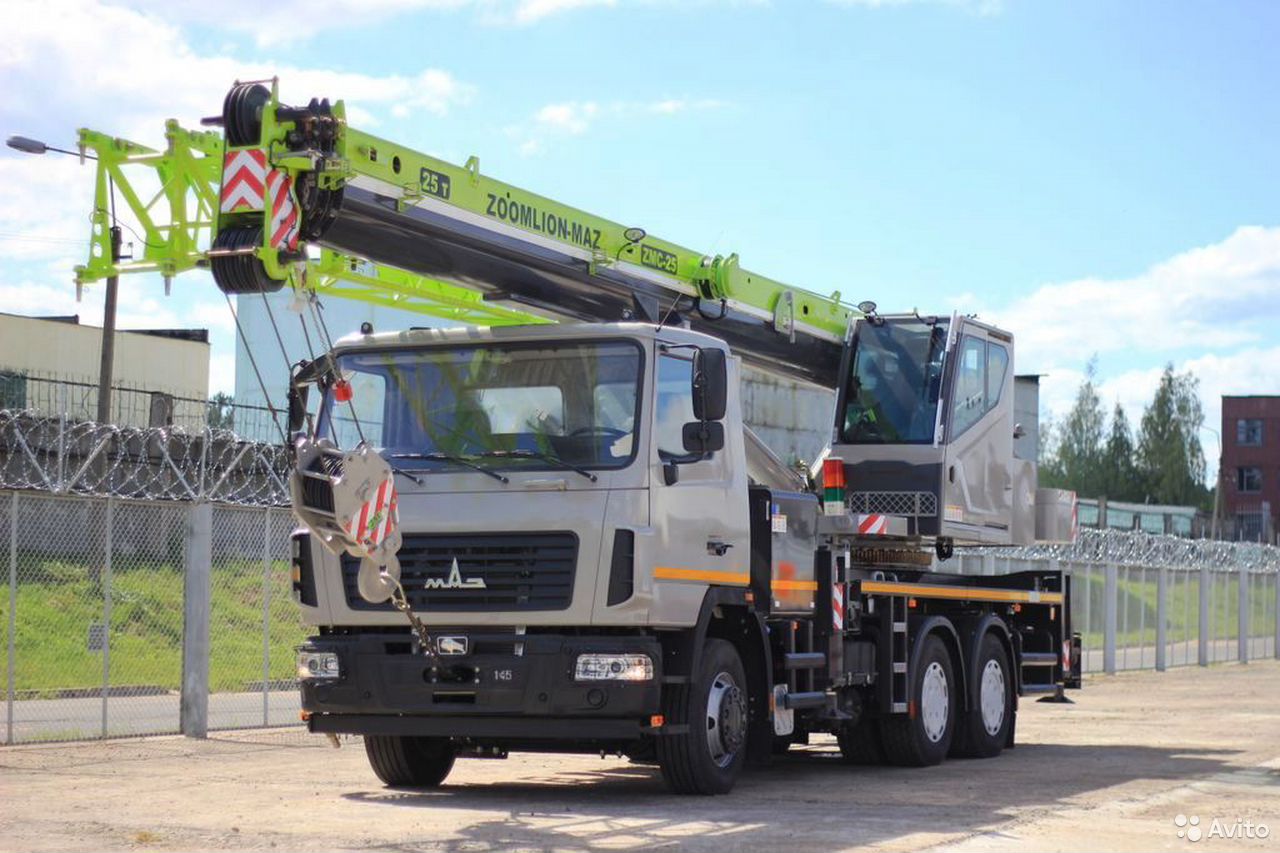 Автокран Zoomlion-MAZ ZMC-25-1C на шасси МАЗ 6312С3-529-001