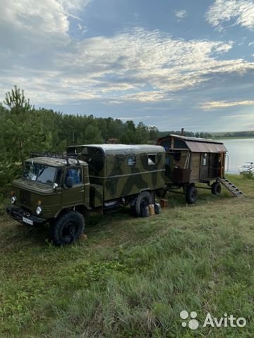 Транспортно-бытовая машина (ТБМ) ГАЗ 66 Кунг + прицеп баня