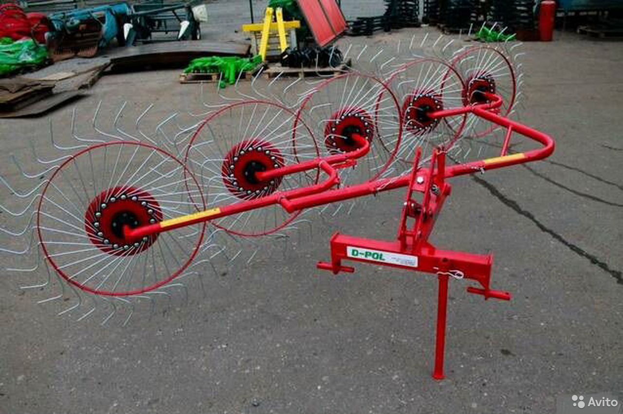 Грабли D-Pol GB4.5 ворошилки навесные