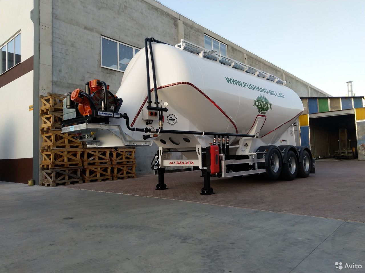 Полуприцеп цементовоз Ali Riza Usta W-34 м3