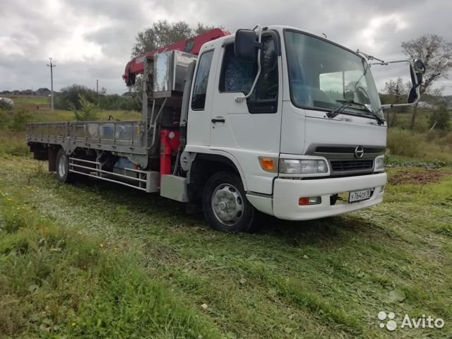 Бортовой грузовик с КМУ HINO 500 (Ranger)
