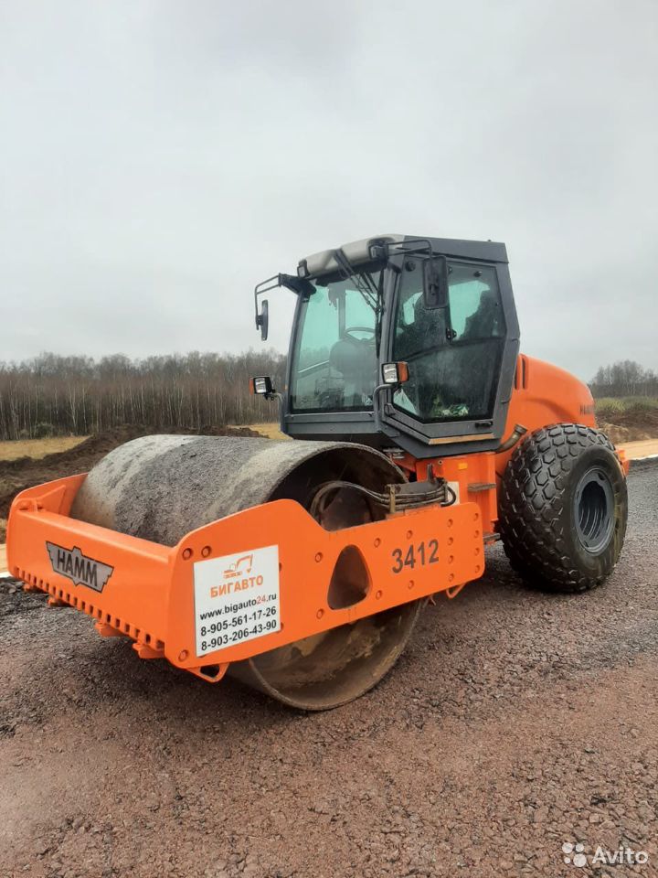 Грунтовый каток Hamm 3412
