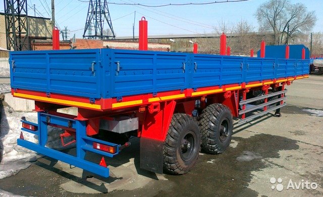 Бортовой полуприцеп ЧМЗАП 9906-038