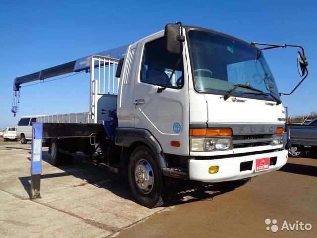 Бортовой грузовик с КМУ Fuso Canter TF Fighter