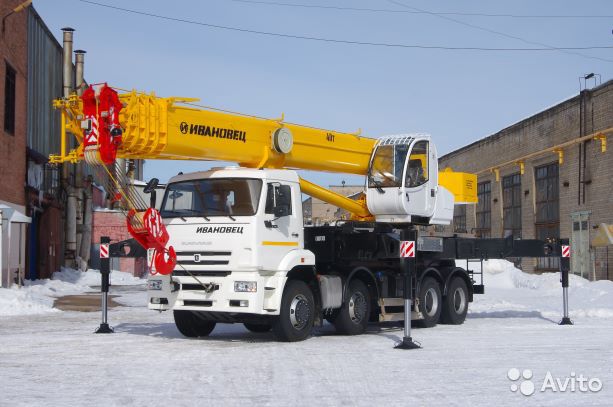 Автокран Ивановец КС-65740-8 на шасси КамАЗ 65201