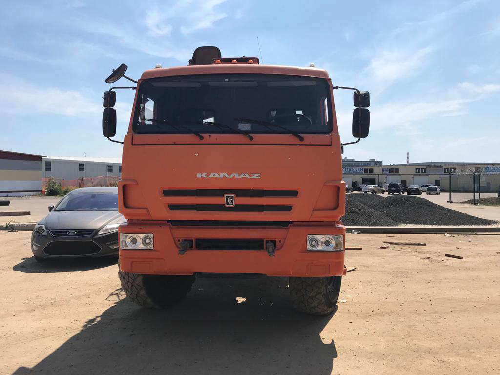 Бортовой грузовик с КМУ КамАЗ 43118 с КМУ Kanglim KS1256 GII