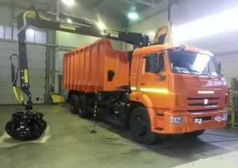 Металловоз (ломовоз) КамАЗ 65115 с ГМУ ОМТ-97М