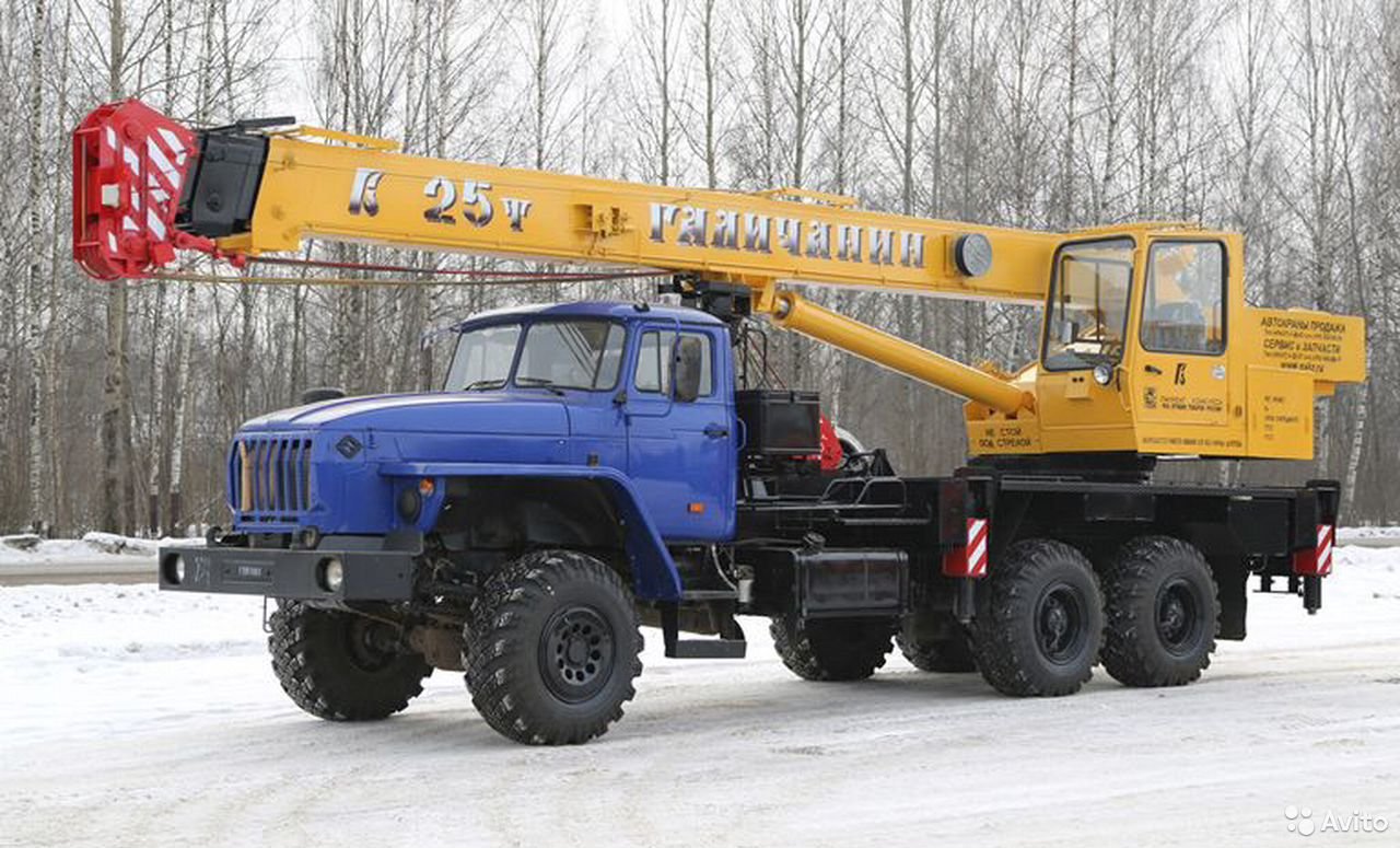 Автокран Галичанин КС-55713-3 на шасси УРАЛ 4320