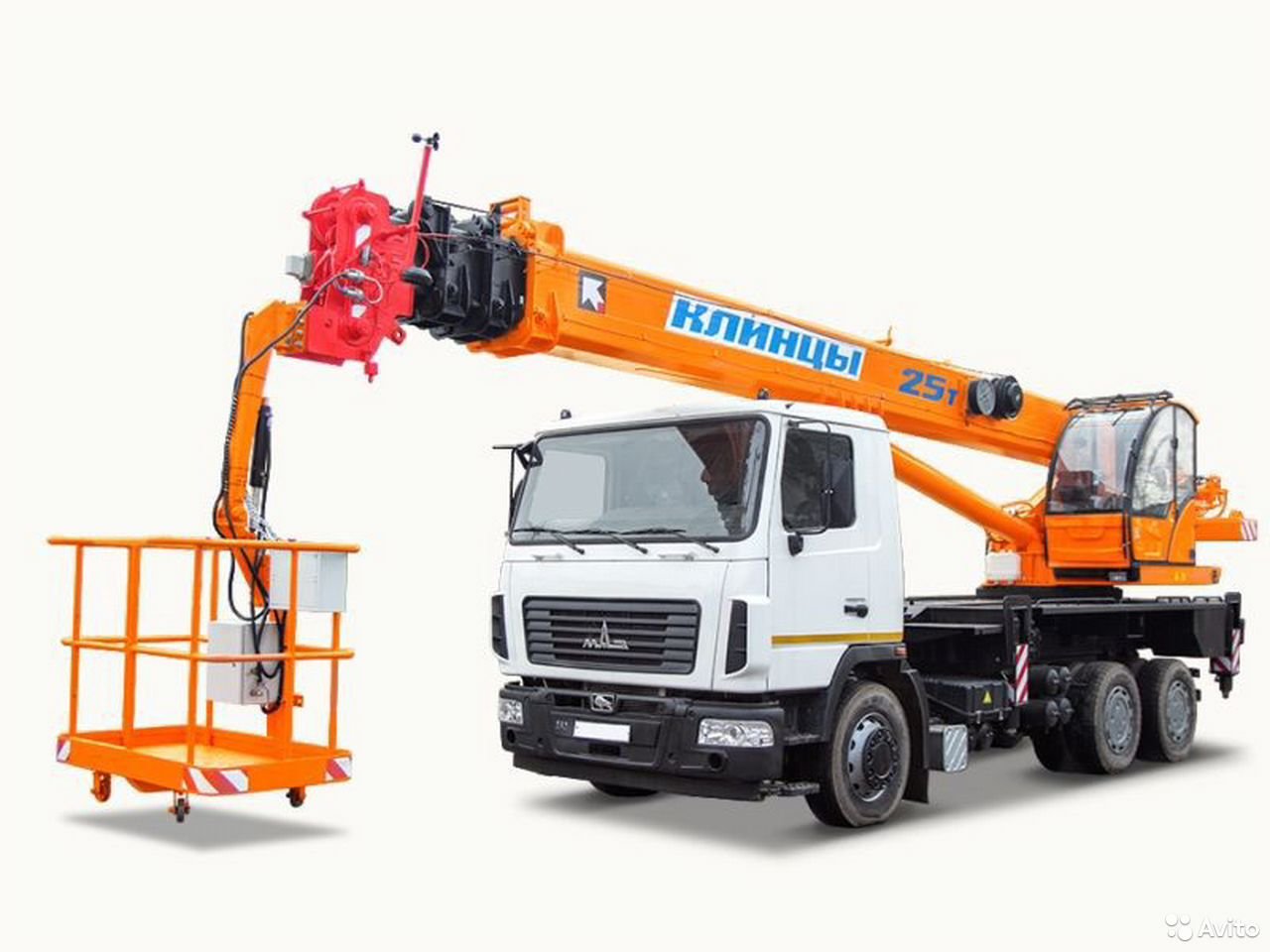 Автокран Клинцы ПКС-55713-6К-3 на шасси МАЗ 6312