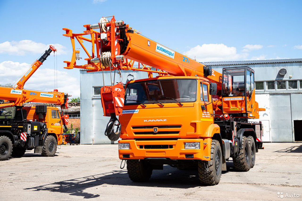 Автокран Клинцы КС-55713-1К-2В на шасси КамАЗ 65115