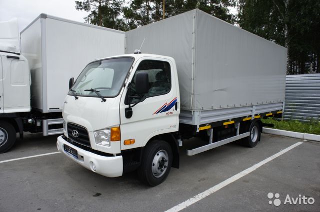 Тентованный автомобиль Hyundai HD78