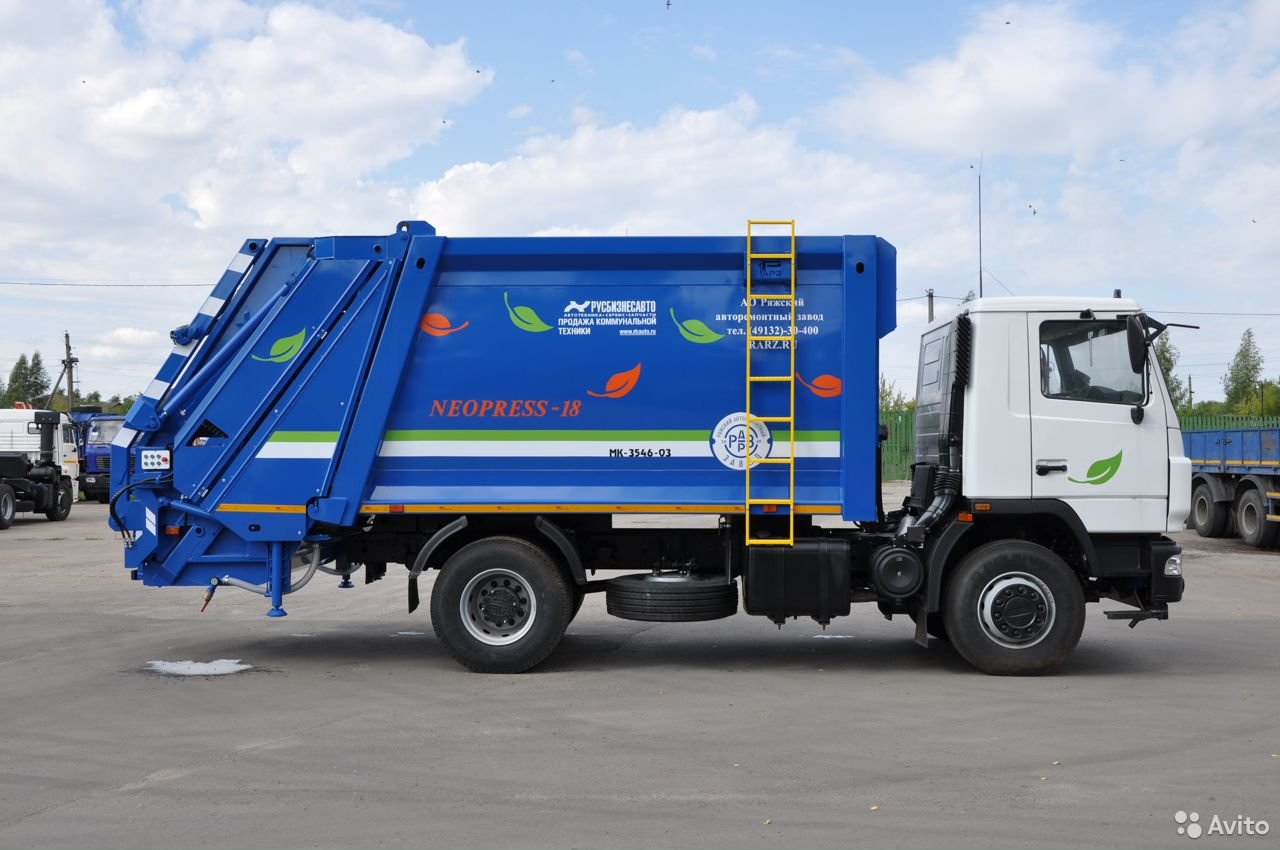 Мусоровоз РАРЗ МК-3546-03 на шасси МАЗ 5340С2-525-013