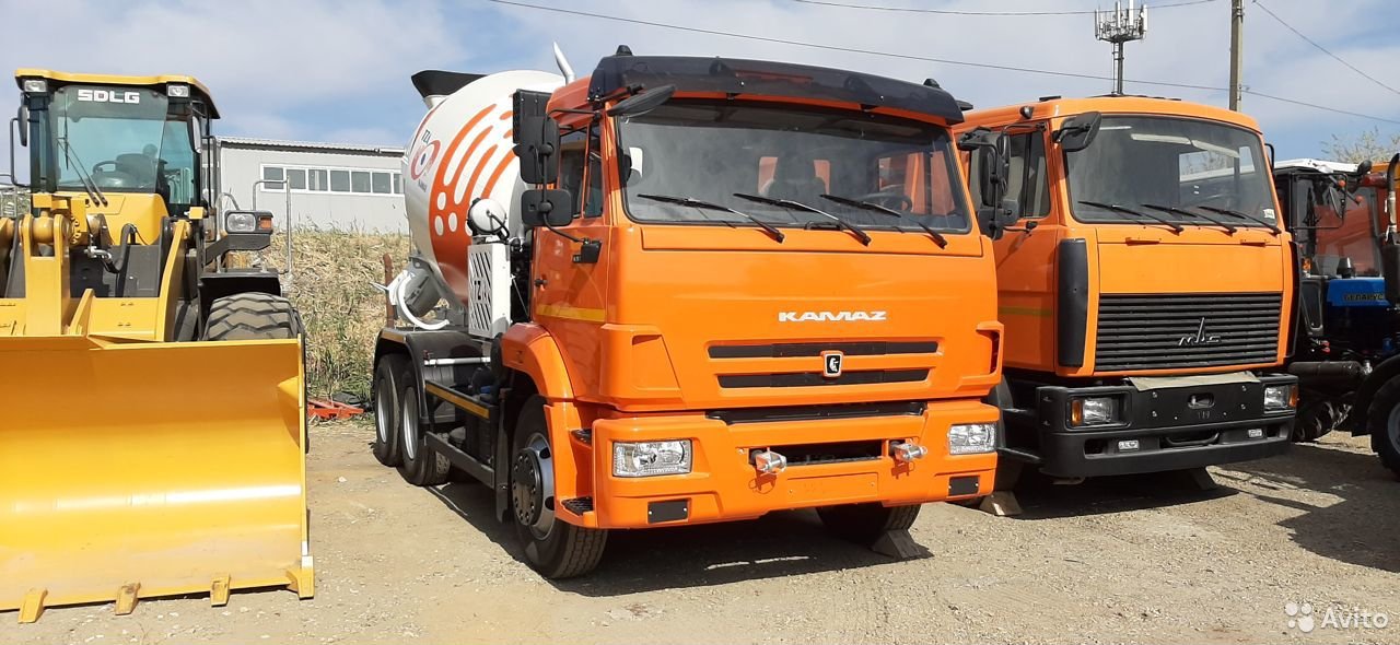Автобетоносмеситель ТЗА 581471 на шасси КамАЗ 65115