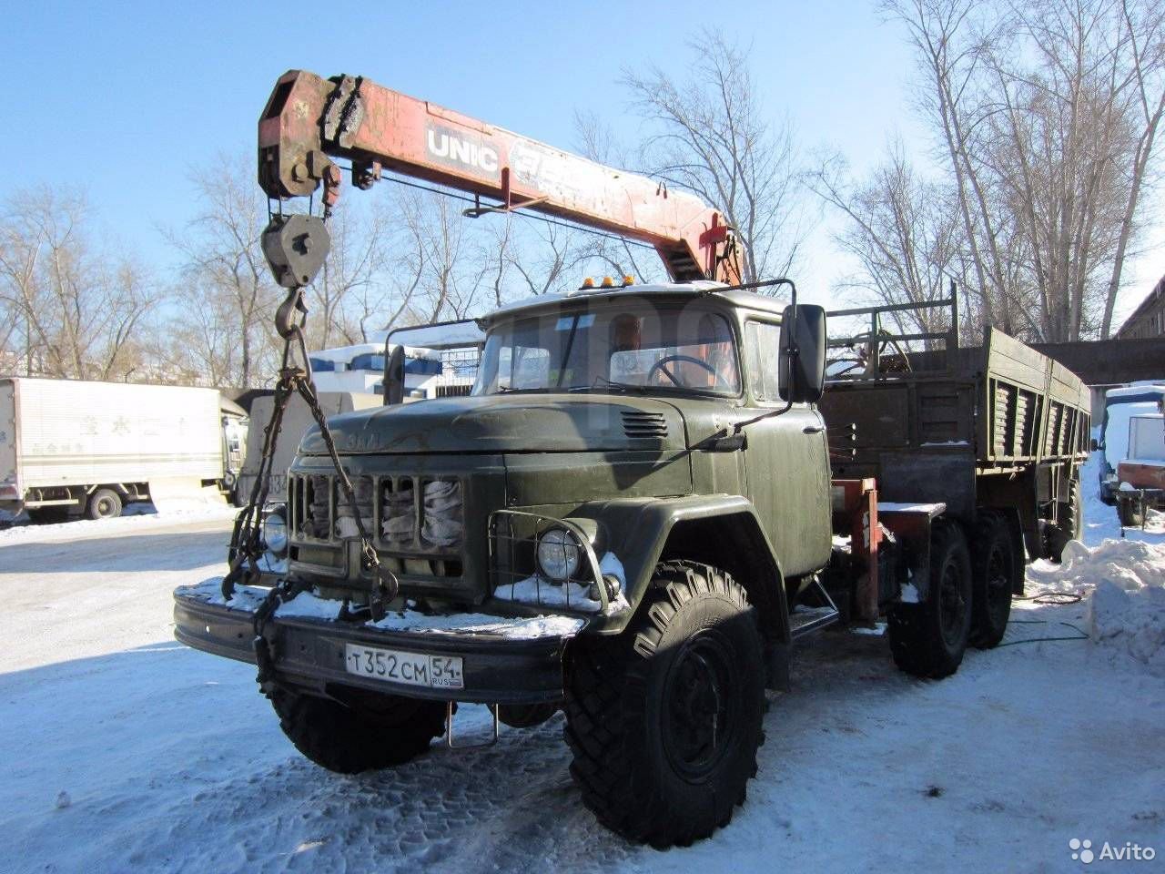 Бортовой грузовик с КМУ ЗИЛ 131 с КМУ Unic