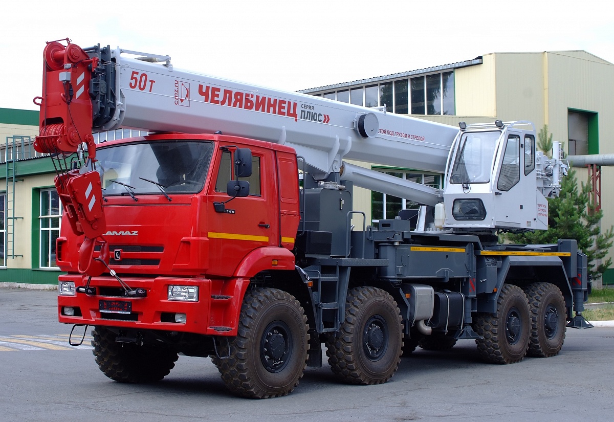 Автокран Челябинец КС-65717-34 на шасси КамАЗ 6560