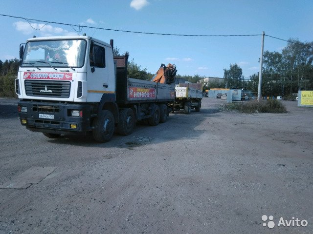 Бортовой грузовик с КМУ МАЗ 4370 Зубренок с КМУ Effer