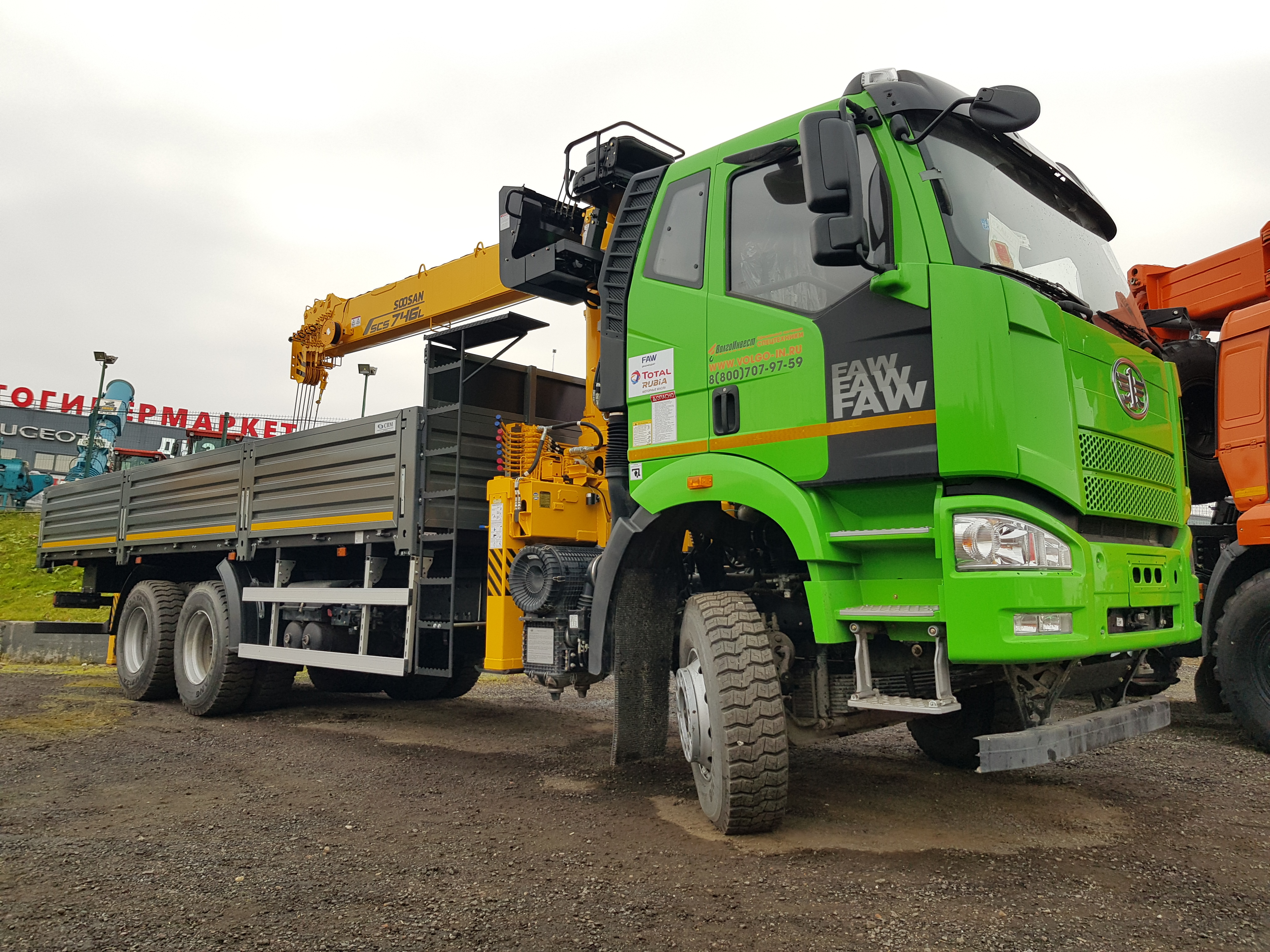 Кран-манипулятор Soosan SCS746 Top