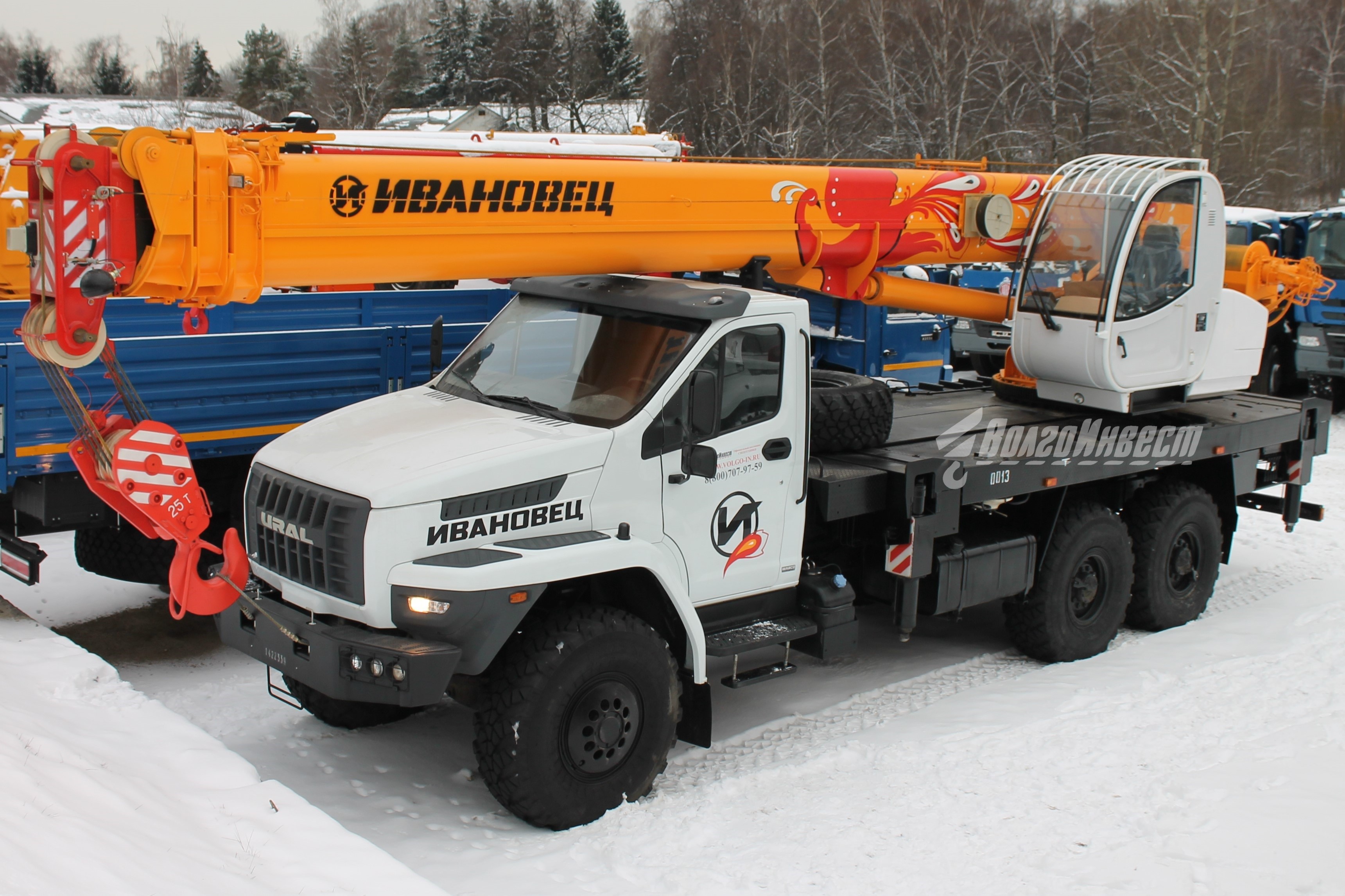 Автокран Ивановец КС-45717-2Р AIR на шасси УРАЛ Next 4320