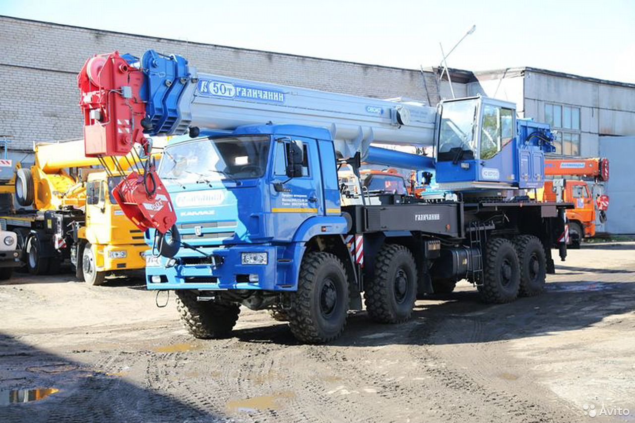 Автокран Галичанин КС-65713-5 на шасси КамАЗ 6560