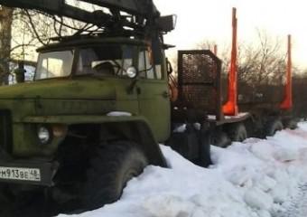 Сортиментовоз УРАЛ 375