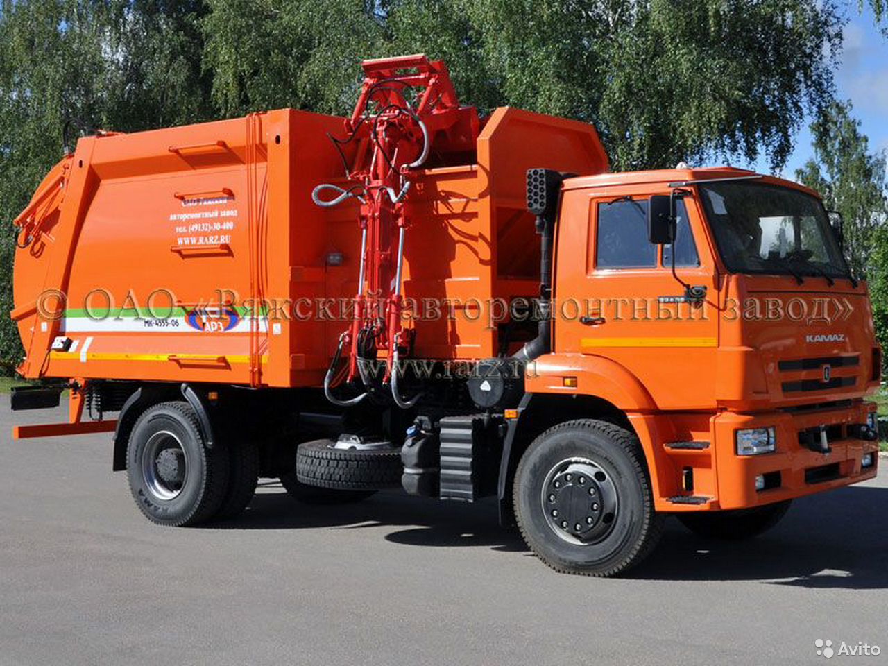 Мусоровоз РАРЗ МК-4555-06 на шасси КамАЗ 53605-773950-48