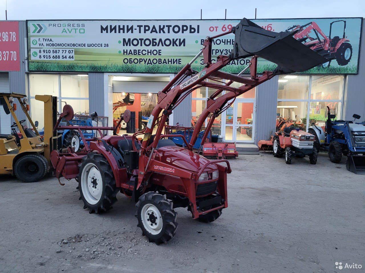 Мини-трактор Mitsubishi MT185 4*4