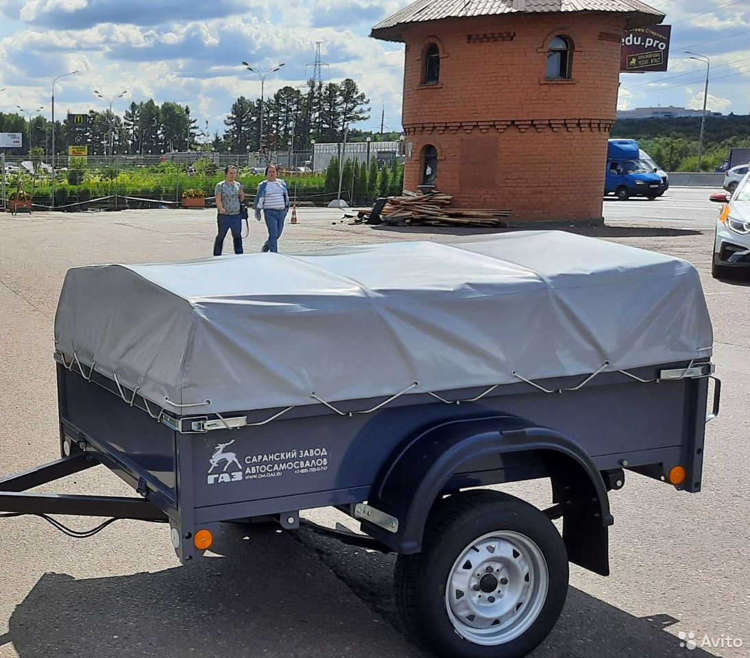 Легковой бортовой прицеп САЗ 2ПТС-4М