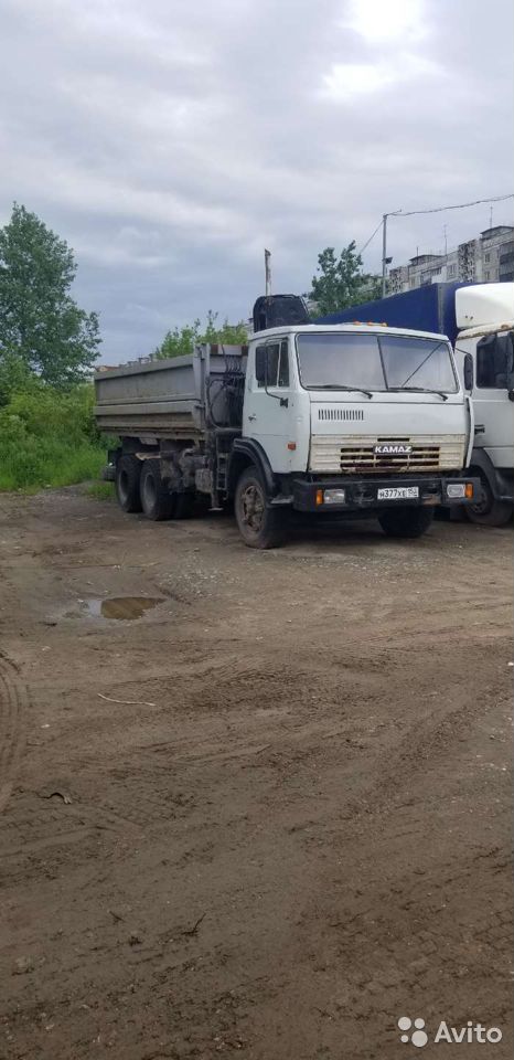 Самосвал КамАЗ с КМУ