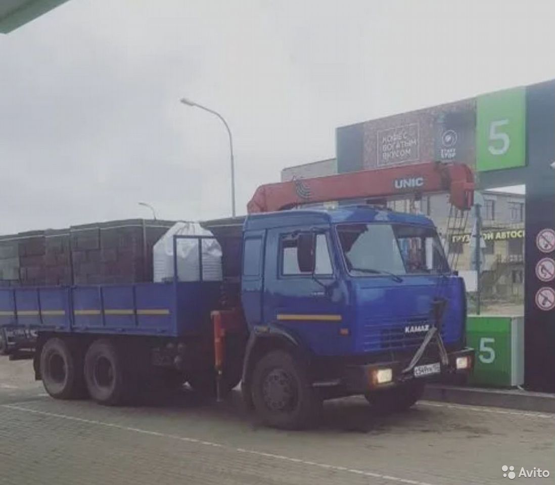 Бортовой грузовик с КМУ КамАЗ