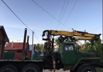 Сортиментовоз УРАЛ 375