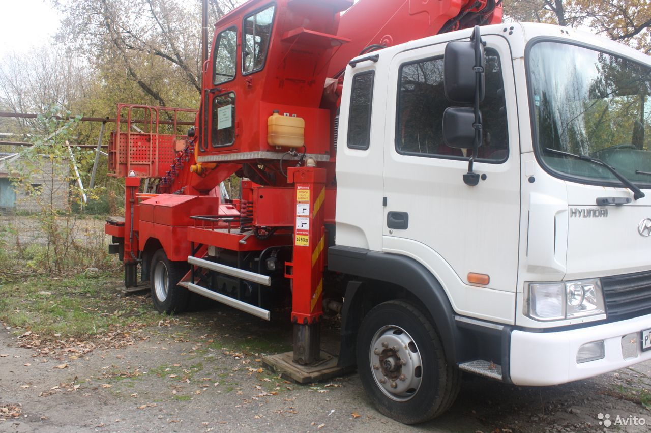 Автовышка Hansin HS4070 на шасси Hyundai