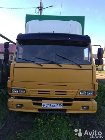 Тентованный грузовик КамАЗ 4308