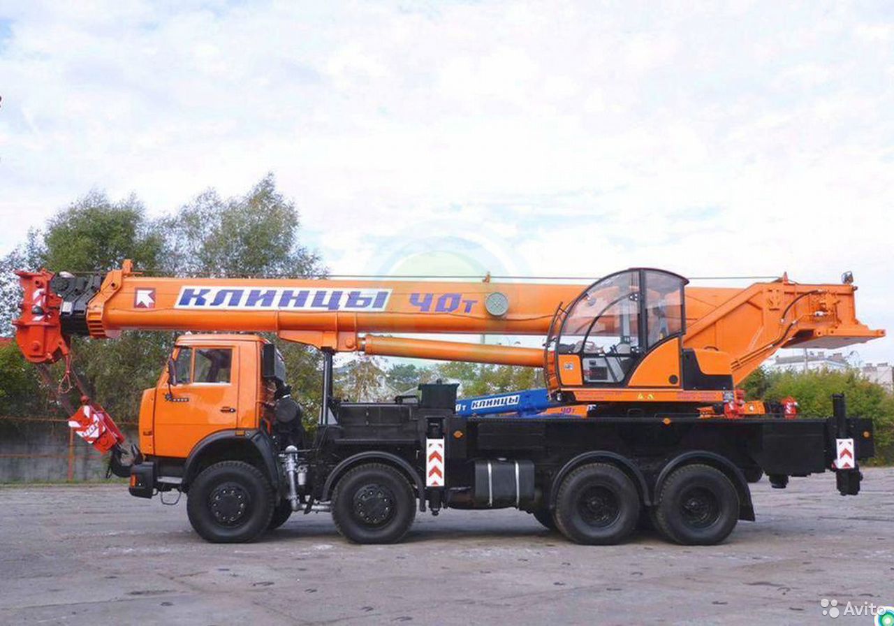 Автокран Клинцы КС-65719-1К-1 на шасси КамАЗ 6540