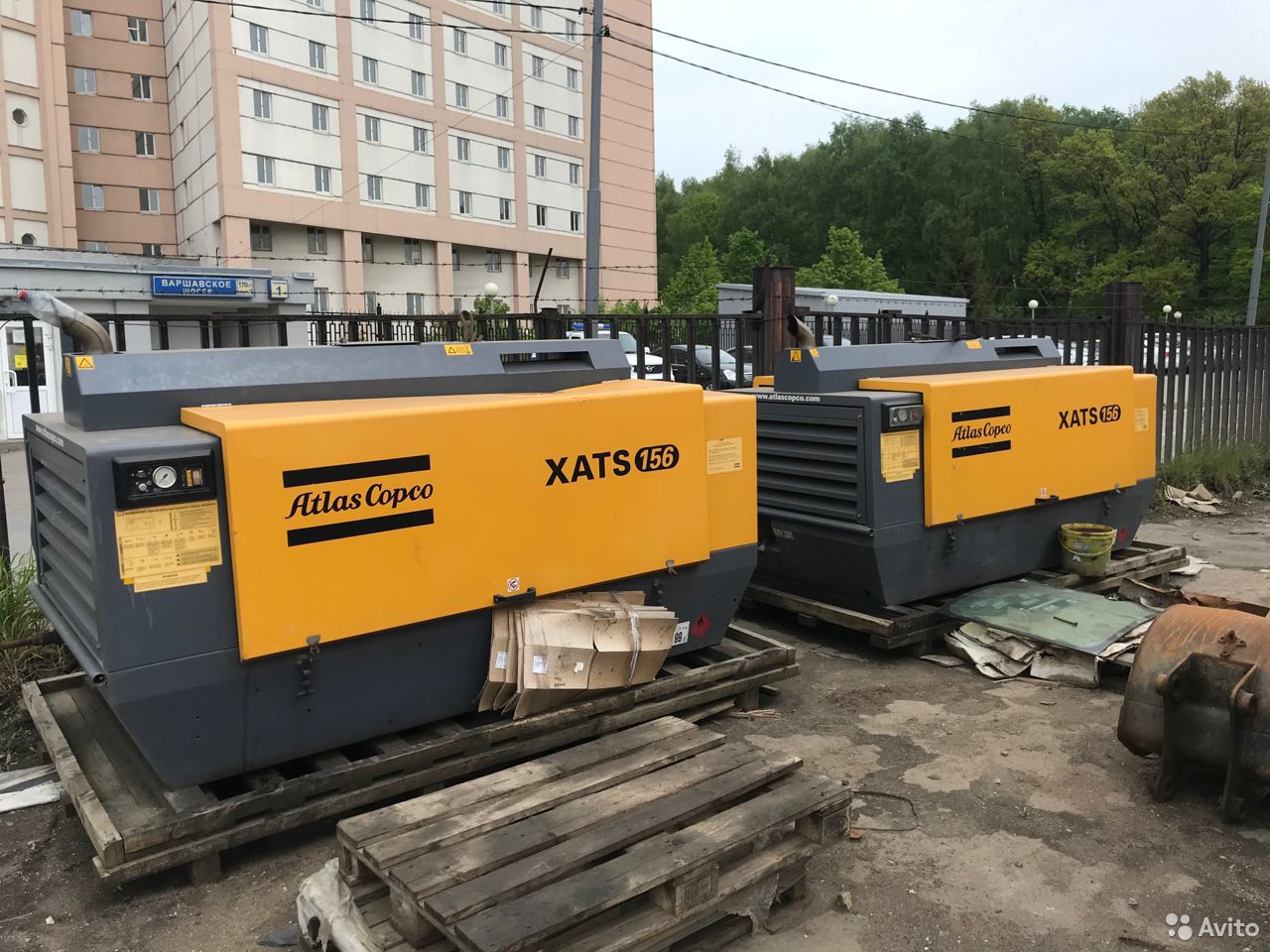 Компрессор Atlas Copco XATS156
