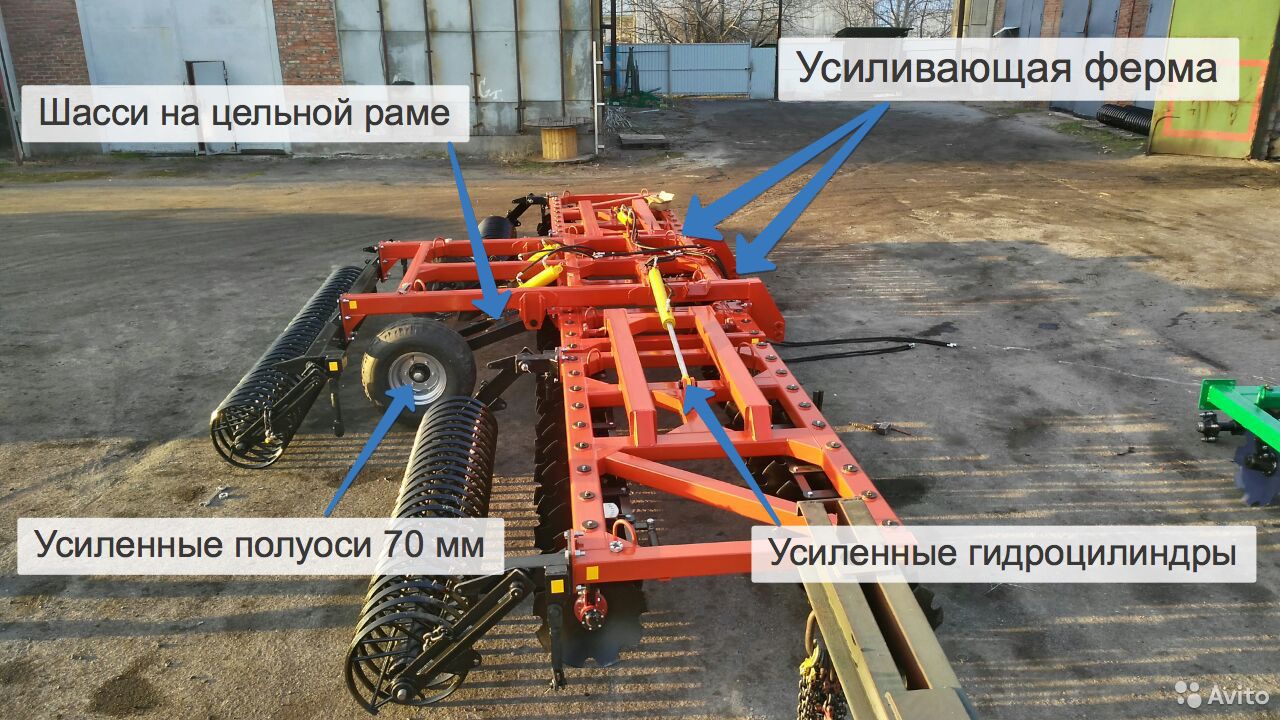 Дисковая борона БДМ-8х2П