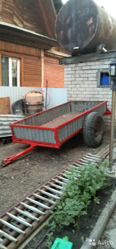 Прицеп для мини-трактора