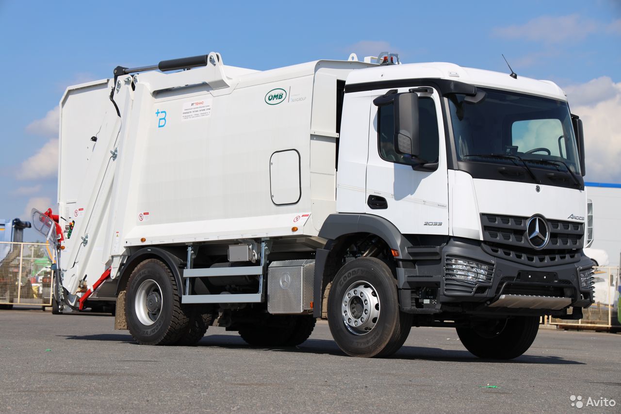 Мусоровоз OMB 16м3 на шасси Mercedes-Benz Arocs 2033L 4x2
