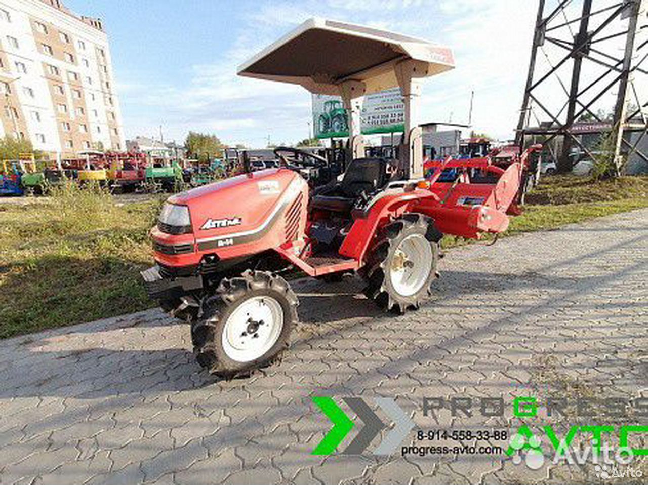 Мини-трактор Kubota Aste A-14 4х4
