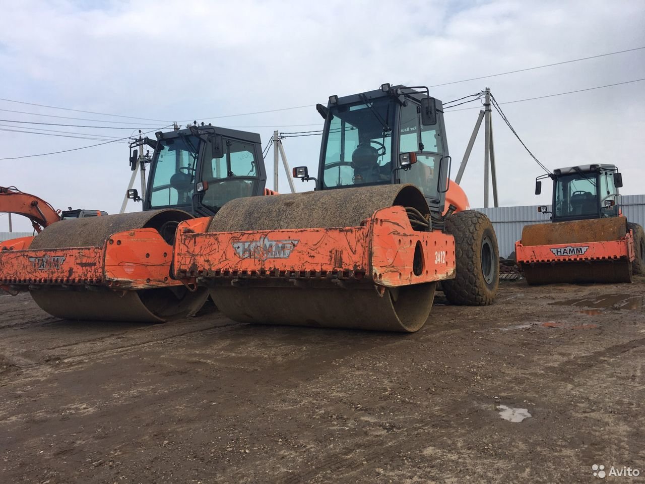 Грунтовый каток Hamm 3412 HT