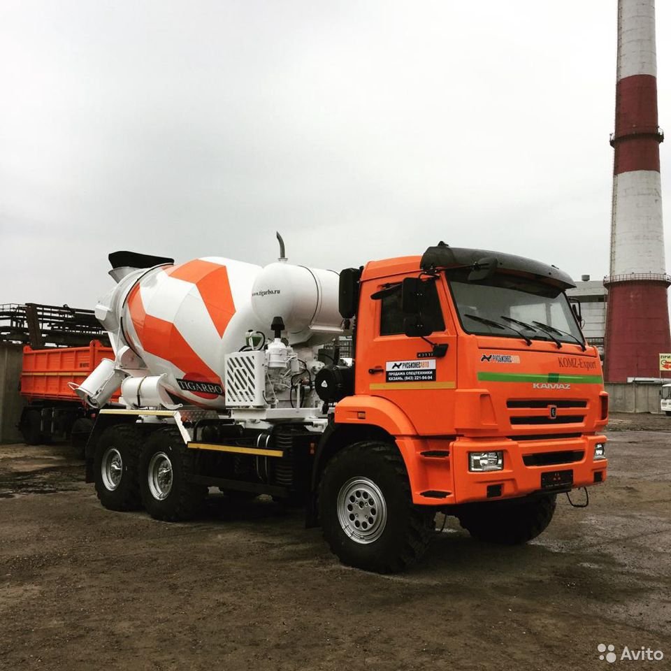Автобетоносмеситель Tigarbo 69360Е на шасси КамАЗ 43118