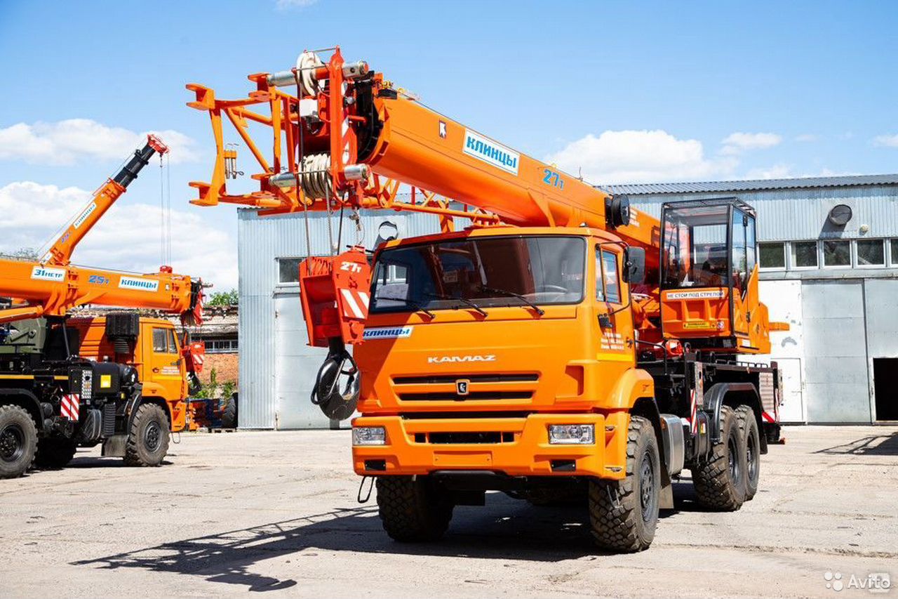 Автокран Клинцы КС-55713-1К-2В на шасси КамАЗ 65115