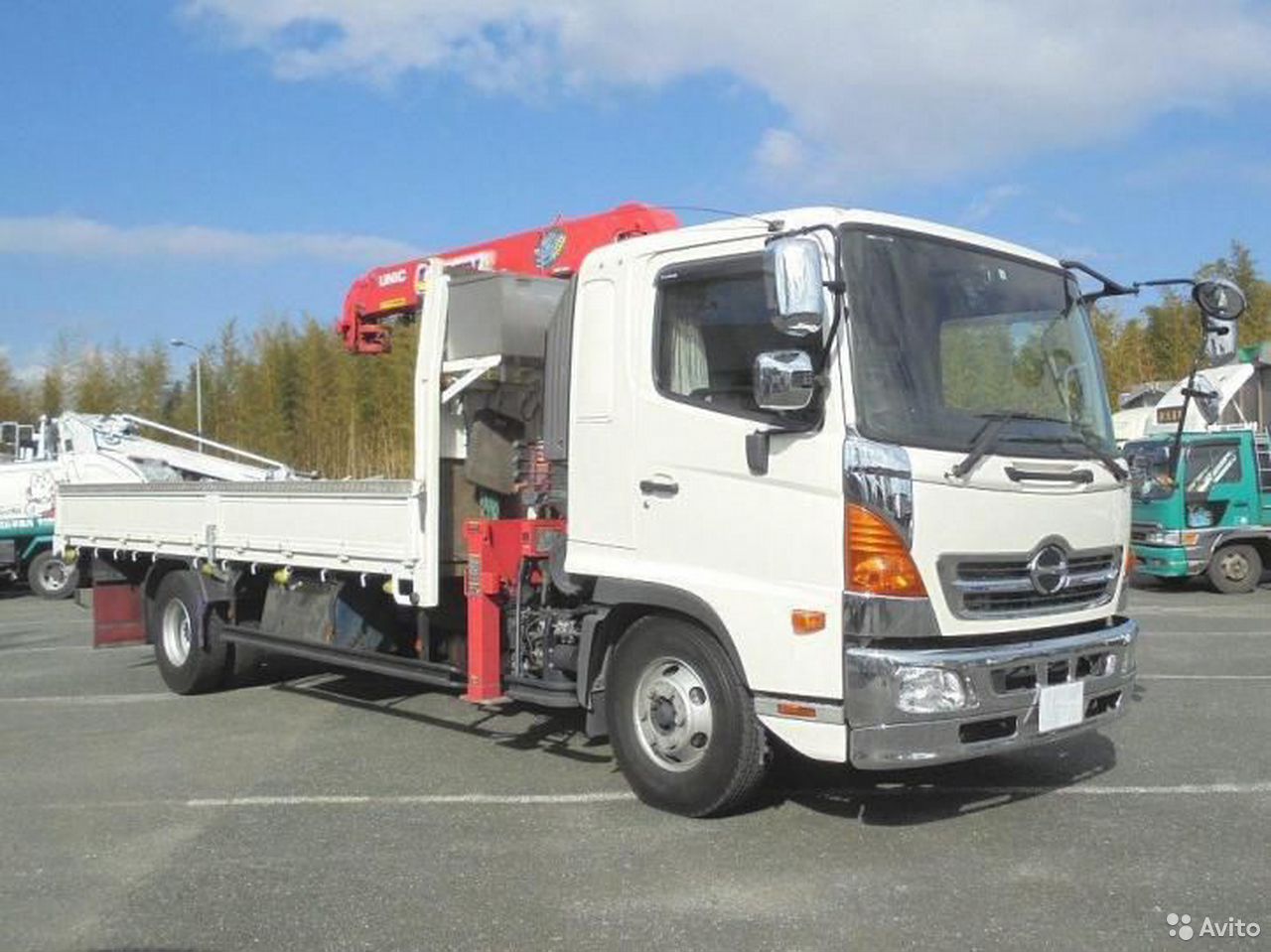 Бортовой грузовик с КМУ HINO Ranger