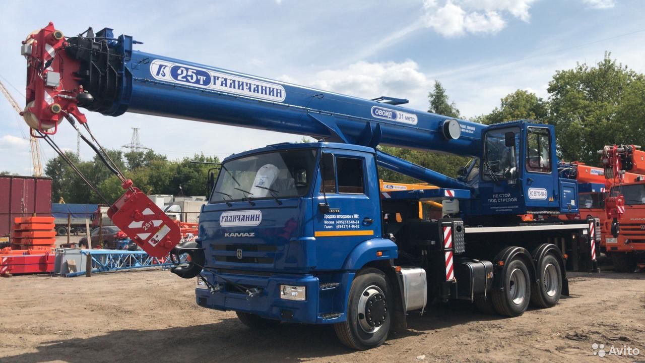 Автокран Галичанин КС-55713-1В на шасси КамАЗ 65115