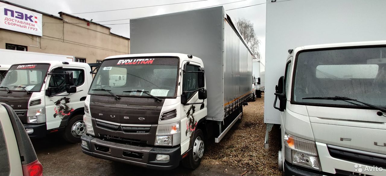 Тентованный автомобиль Mitsubishi Fuso Canter TF